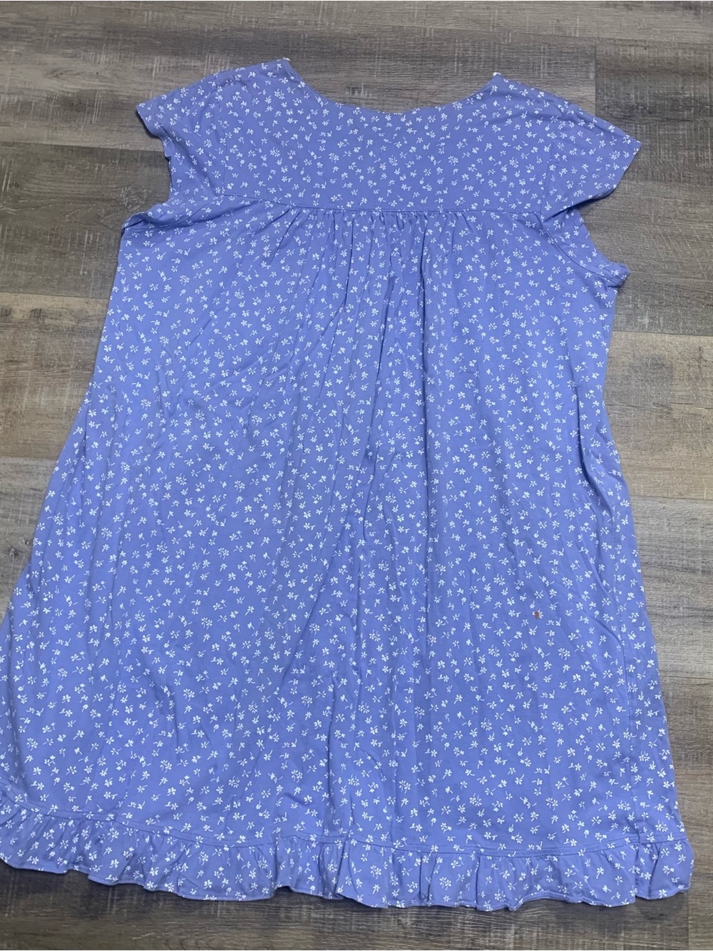 Eileen West Floral Pima Cotton Nightgown Women’s Large - Picture 3 of 3
